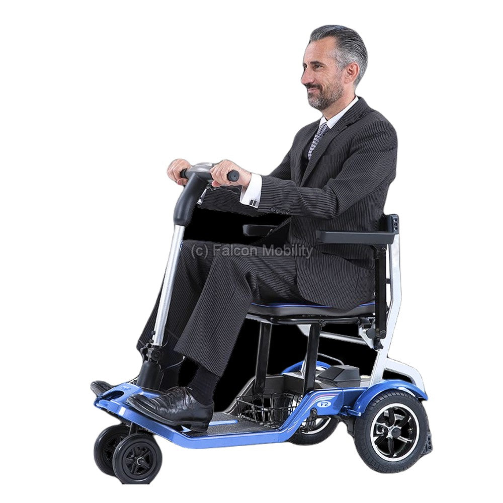 F2 Lightweight Foldable Electric Mobility Scooter - Front View